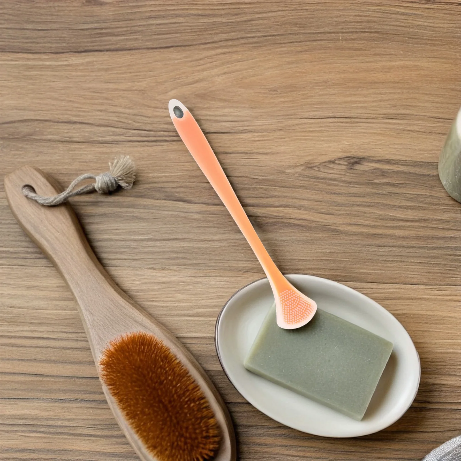 

5Pcs Dual-Head Tongue Scraper Cleaner Portable Silicone Oral Care Tool for Fresh Breath Home Travel Adult Use Tongue Cleaning