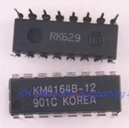 5Pcs  4164 KM4164B KM4164B-10 KM4164B-12 KM4164B-15 DIP16 KM4164 IC Chip In Stock