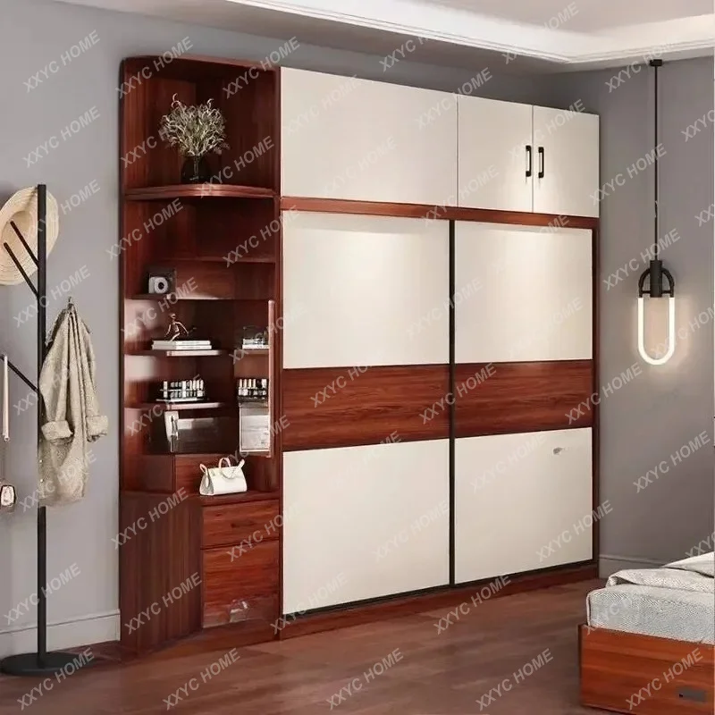 

M178 Big Wood Designs Wardrobe Sliding Doors Modern Storage Cabinets Wardrobe Room Drawers Corner Furniture