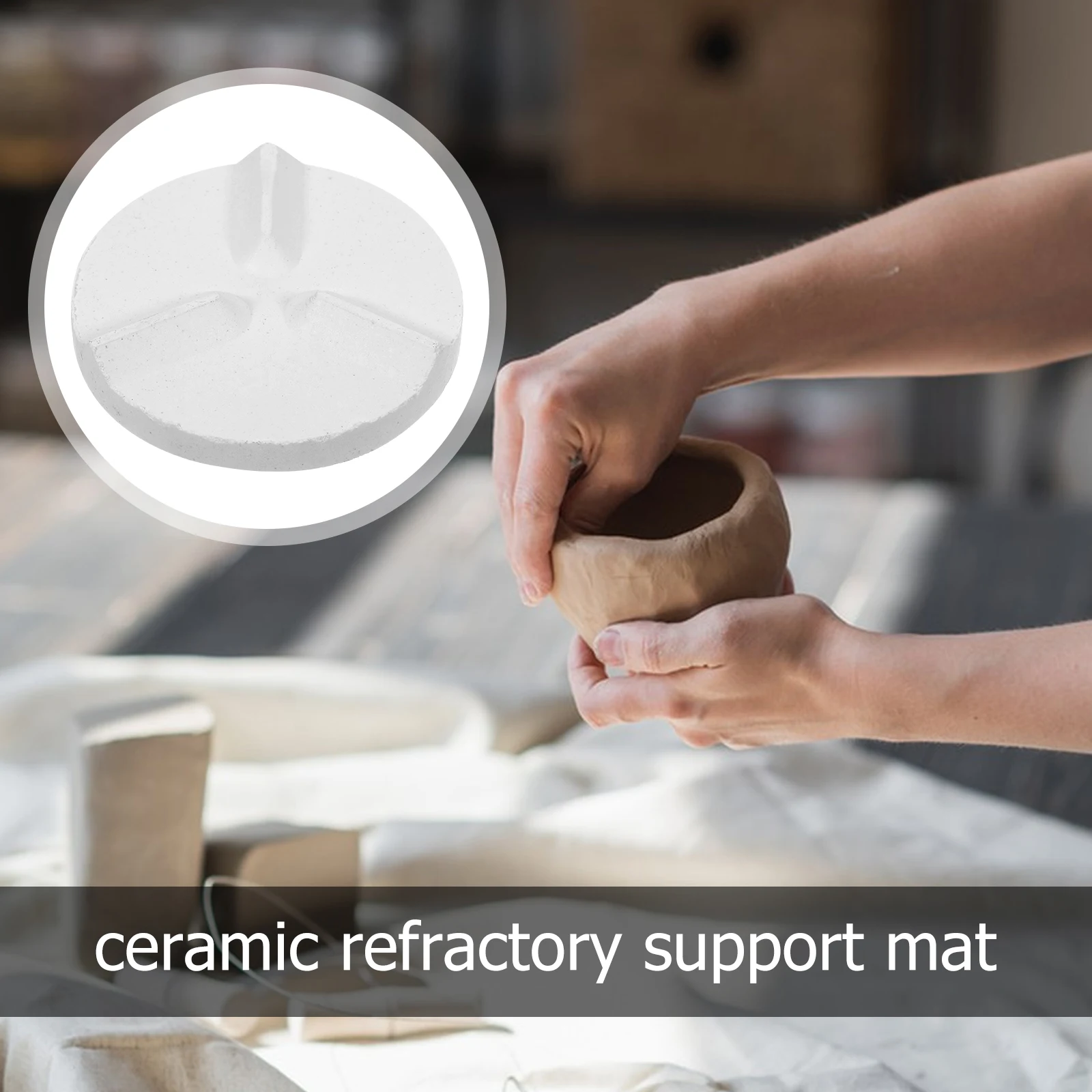 

Durable Pottery Kiln Mat Refractory Support Pad for Reliable Glazing and Firing Ceramic Refractory Support Mat