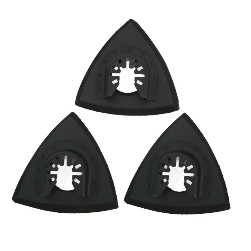 

3Pcs Oscillating Multitool Sanding Pad Triangle Quick Release Set Kit For Replacement