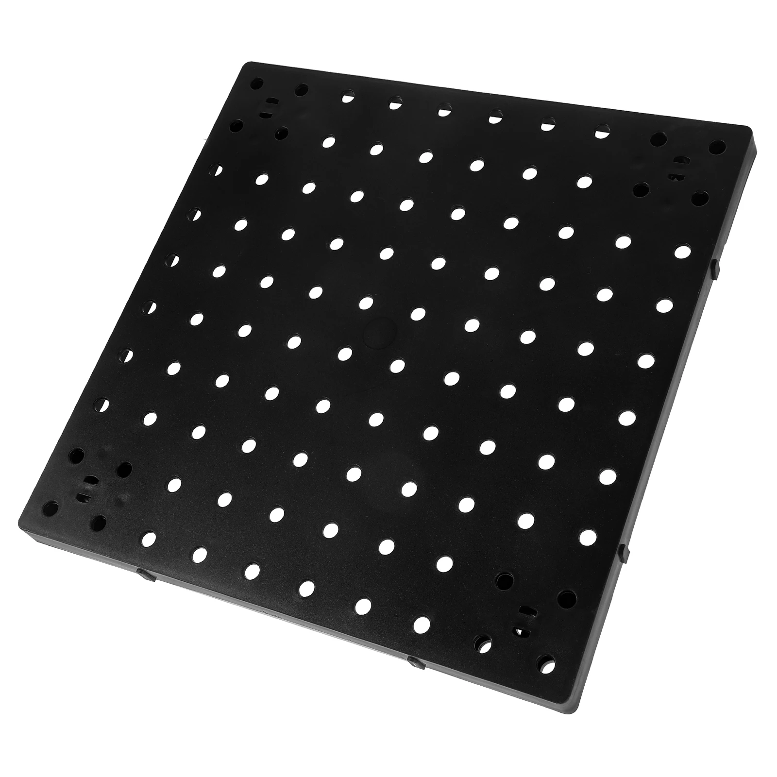 

Plastic Pegboard Panels 25CMx25CM Black Single Wall Mounted Tool Organizer Storage System Garage Workshop Solutions