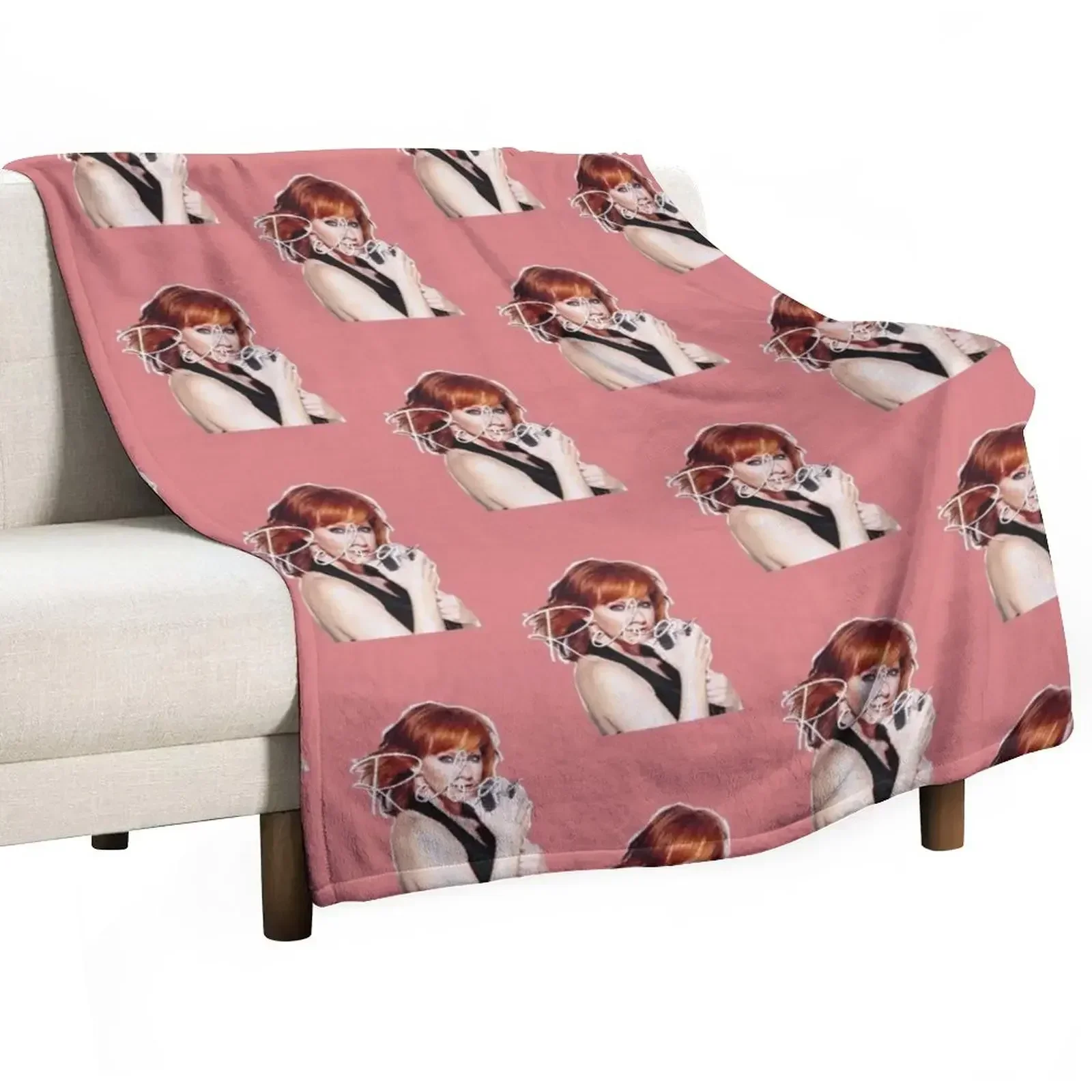 

Reba McEntire Throw Blanket Personalized Gift decorative Thermal Summer Blankets