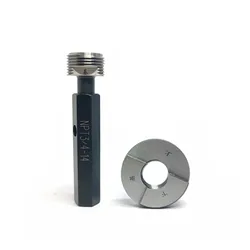 NPT Taper Pipe Thread Ring Plug Gauge Thread Gauge Support Customize NPT1/8 1/4 3/4 3/8 1/2 NPT1'' (ANSI) GO NOGO