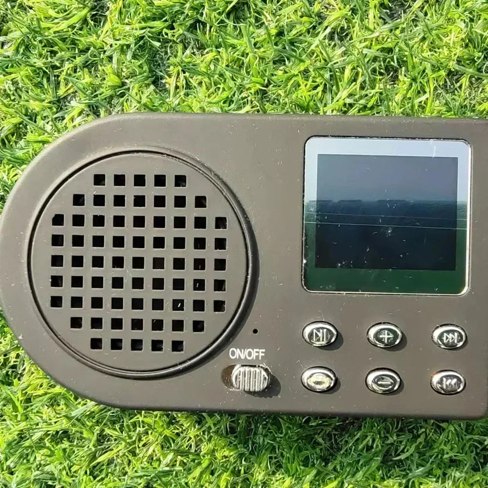 Altavoz de sonido fuerte para exteriores, 20w, 123dB, con 110 sonidos de aves, reproductor MP3, pantalla LED, llamador de sonido, Control remoto opcional