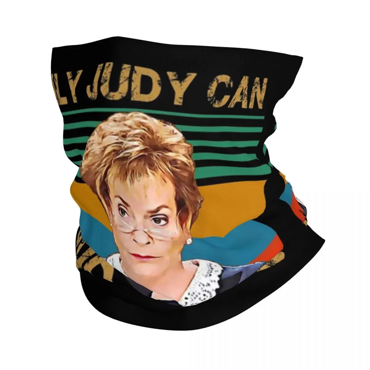 Divertente Solo Judy Can Judge Me Bandana Ghetta per il collo Sciarpa avvolgente stampata Sciarpa da ciclismo multiuso Escursionismo Pesca per uomini Donne Adulti