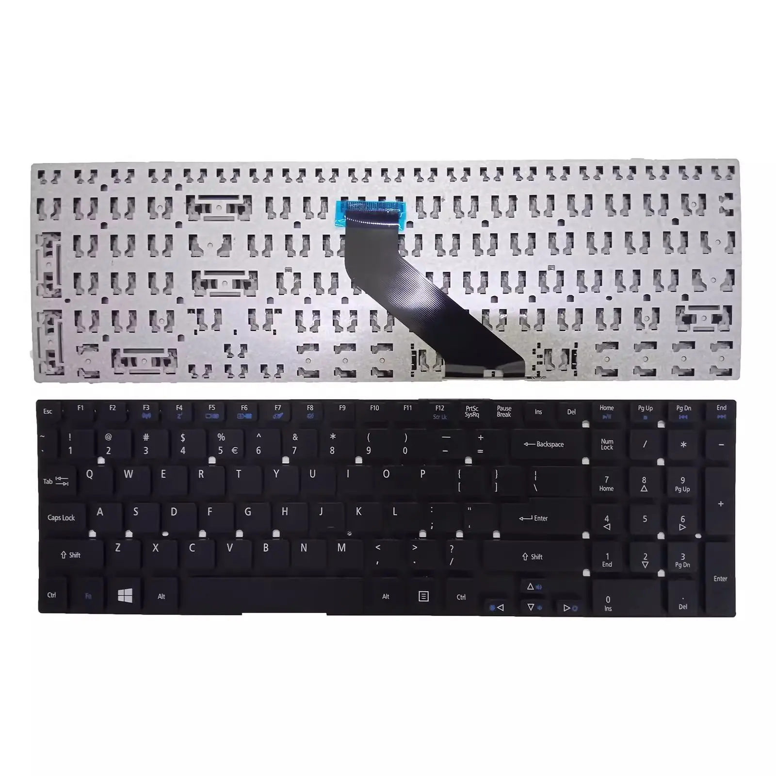 for ACER Aspire Extend EX2508 2519 2530 N15W4 ES1-512-C2QAEK 551G VA73 Q5WV8 571G 551 531 572 Laptop Keyboard