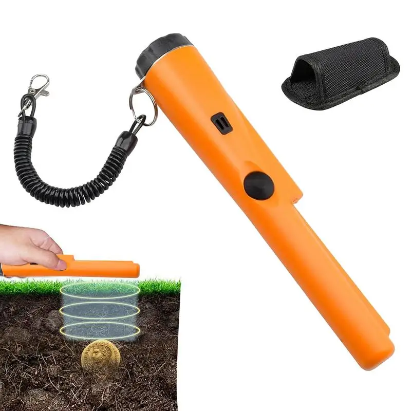 

Handheld Metal Detector Hand Held Metal Detector Waterproof High Accuracy Portable Finder Professional Tester With Holster For
