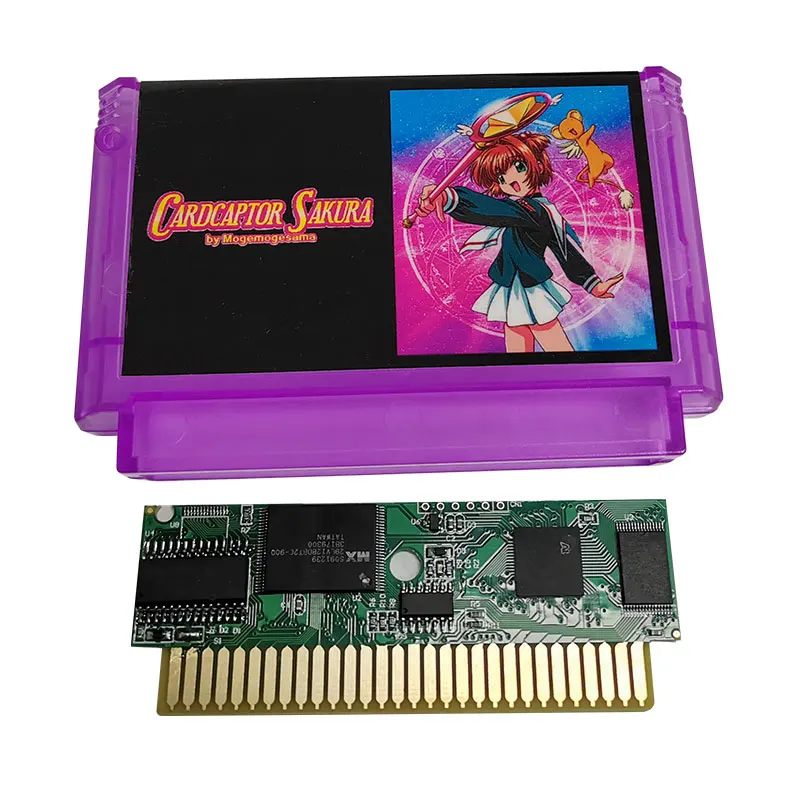 

CardCaptor Sakura by Mogemogesama Family Computer FC Famicom NES Game Cartridge 60 Pin Retro Console