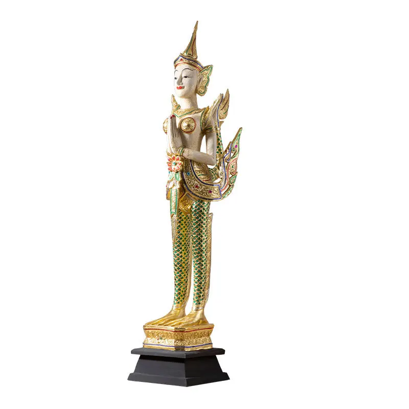 

Статуэтки Будды, деревянные резные изделия ручной работы, подарки с изображением Будды для коктейлей.