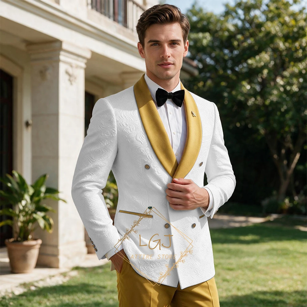 Luxury Men's 2 Piece Floral Ja - Men'S Formal Dinner Wear 评论和价格