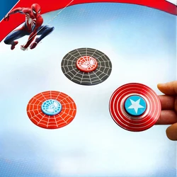 Disney Fidget Spinner Shield Anime Hero Spider-Man Captain America Spinning Fidget Spinner Toy Creative Children's Toy Gift
