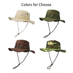 Double layer High Quality Boonie Hat Bucket Hat Hunting Fishing Outdoor Wide Cap Brim Military for Men Women Fisherman hat