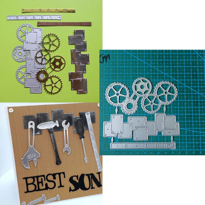 Table chair tower metal cutting dies mold Scrapbooking paper craft knife mould blade punch template Embossing stencils
