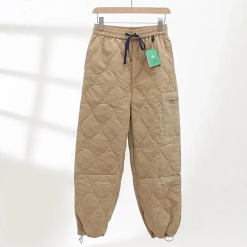 الخريف والشتاء الرجال في الهواء الطلق الهيب هوب نمط الرياضة كليب القطن المضادة للرذاذ الدافئة قابل للتعديل السراويل القطنية فضفاضة ومتعددة الاستخدامات #3