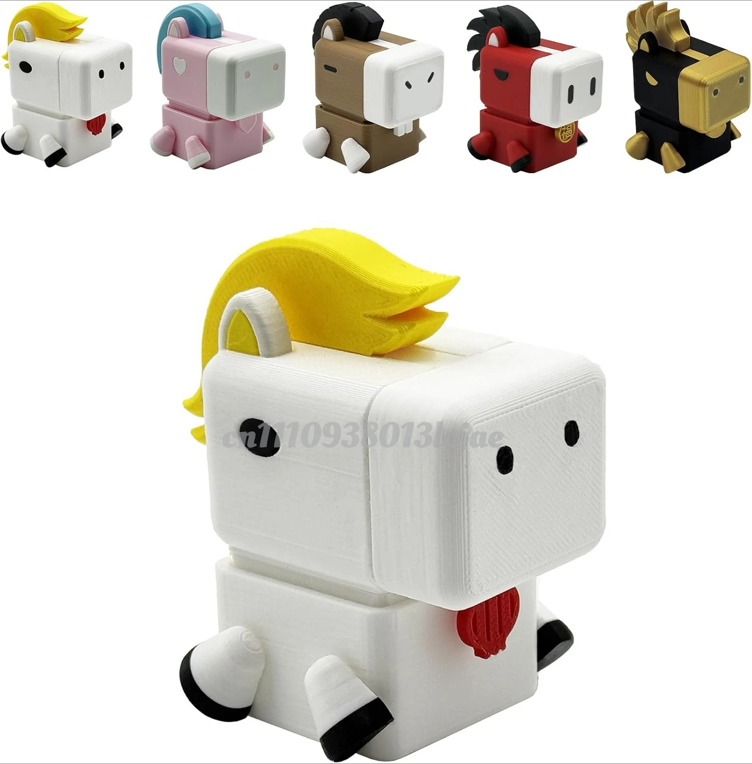 

3D Printed Pony Fidget Clicker, Mechanical Keyboard Switch Stress Relief Toy for Adults, Desk Pet with Satisfying Click Sound