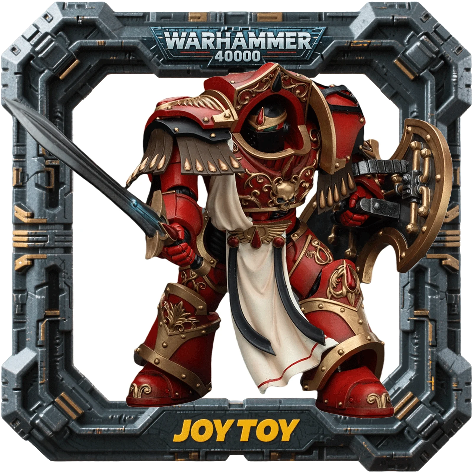 

JOYTOY Warhammer 40000 1/18 Action JT00317 Blood Angels Crimson Paladins Squad Crimson Paladin — 2 дополнительные модели