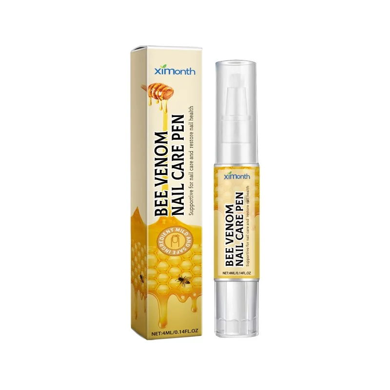 Bee Venom Nail Onychomycosis Care Pen Restoring Healthy Strong Nails Barb Repair Brightening Thickening Rotten Nails Care 4ml