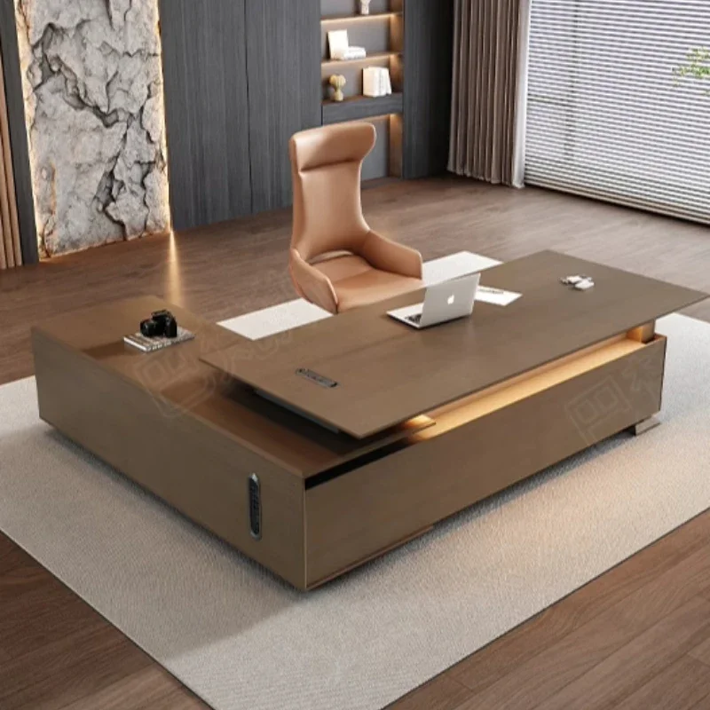 Modern Desktop Executive Desk Designer L Shape Standing Computer Table Office Desks Work Luxury Mesa Ordenador Home Office