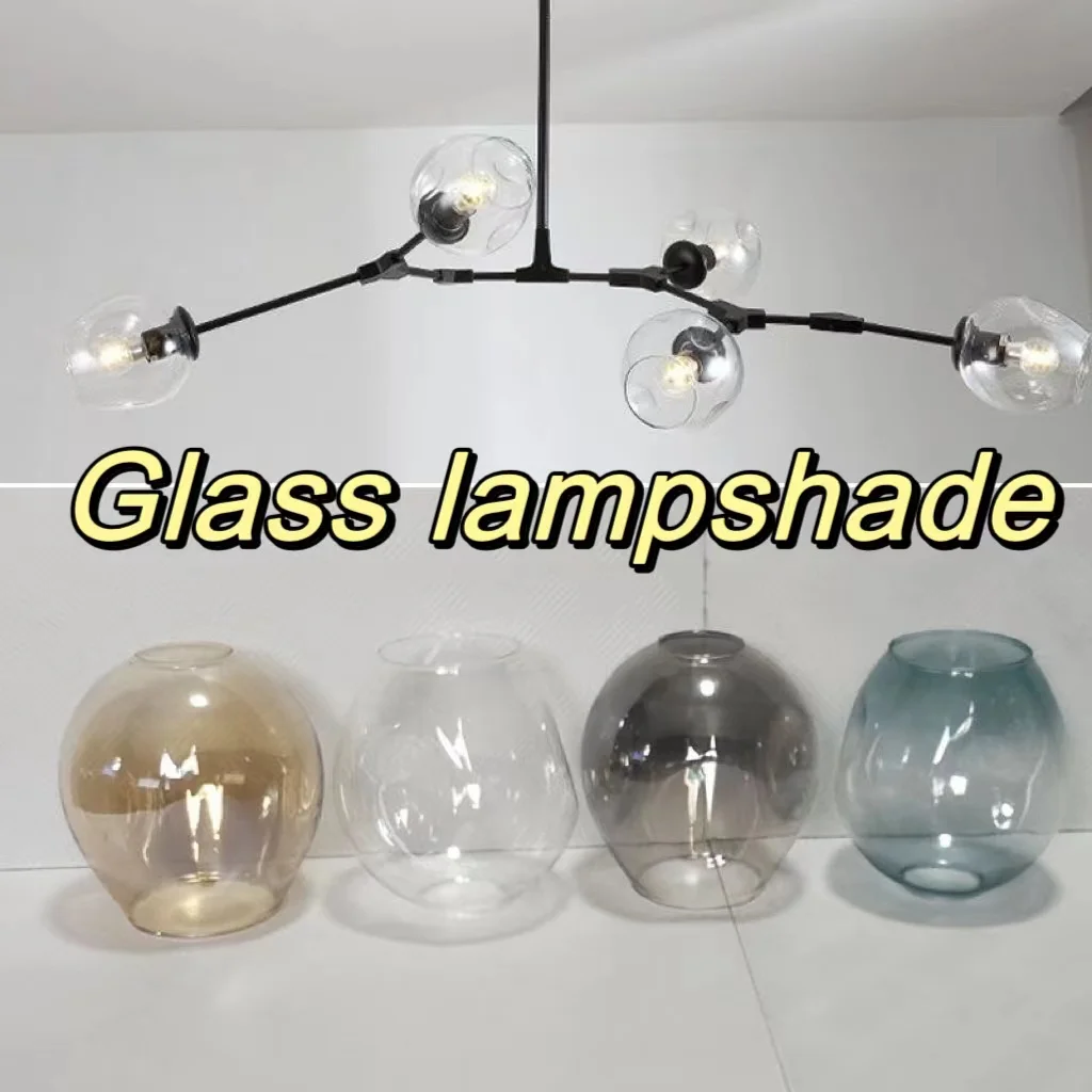 Abat-jour de Remplacement en Verre Transparent pour Lampe Suspendue, Couvercle ou Abat-Jour pour Plafond et Mur