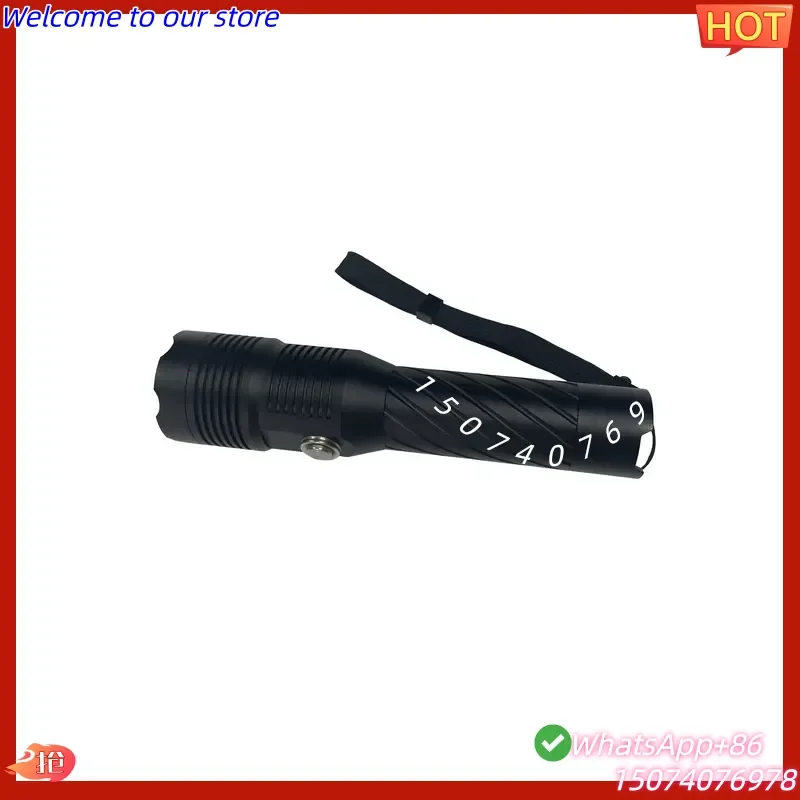 2026New 3W IP65 Rechargeable White Flashlight With 1 Year Warranty - Ideal for Emergency Situations and Camping Etc.
