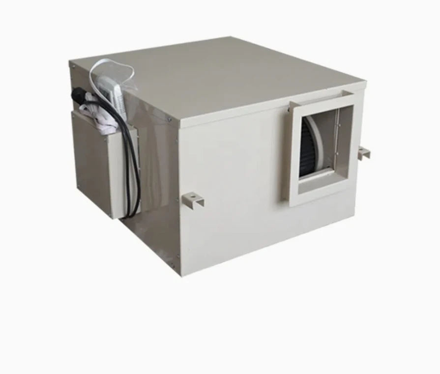 New 50L Per Hour 100 Pints Industrial Ceiling Mounted Duct Dehumidifier Circuit Protection System 220V Electric Safety First