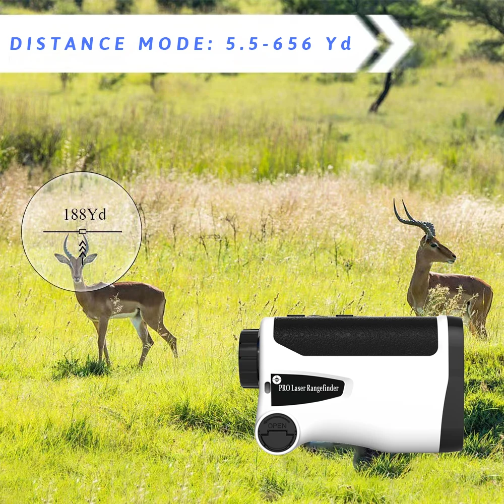 S&F Laser Rangefinder 600M 900M 1200M 1500M Meter for Golf Sport Hunting Survey Adjusted Flag-Lock Speed Distance