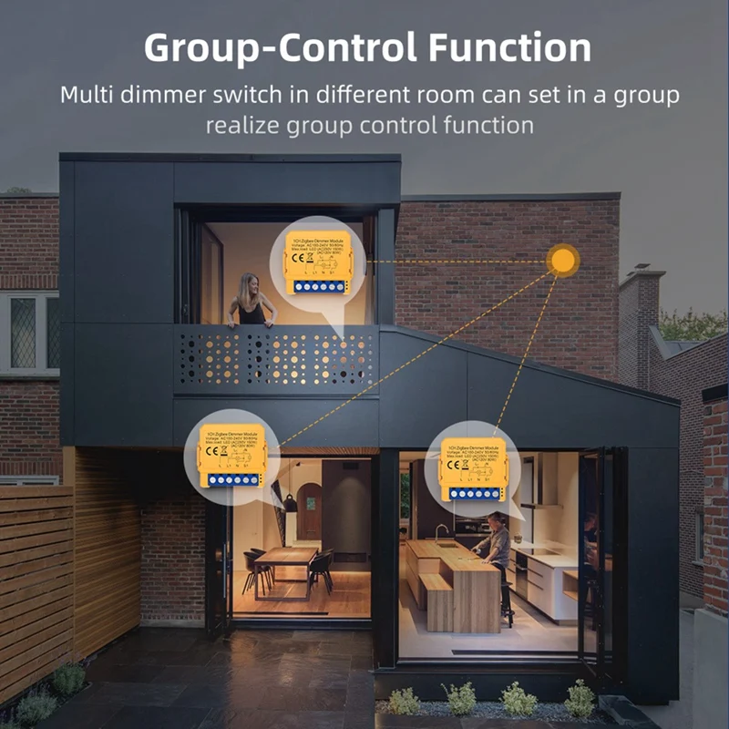 B04B-Graffiti variateur Zigbee Intelligent marche/arrêt boîte sombre commutateur Intelligent APP Module multifonction de gradation à distance
