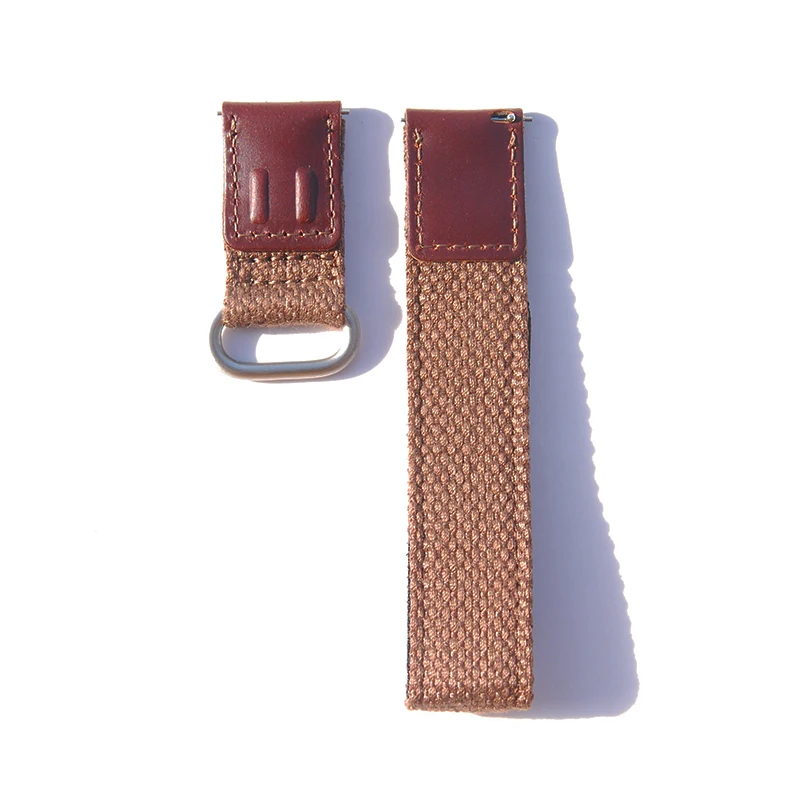 Genuine Leather Nylon Watch Strap Watch Band Wrist Straps For Men Quick Release 20MM 22MM