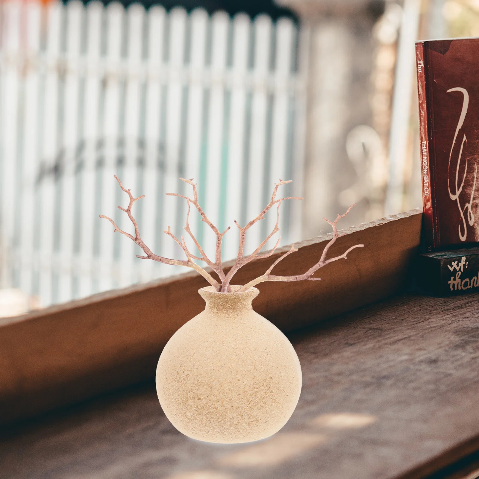 

12Pcs Artificial Antler Branches Plastic Dry Twigs for Vase Filling Small Decorative Plant Twigs Home Garden Decor