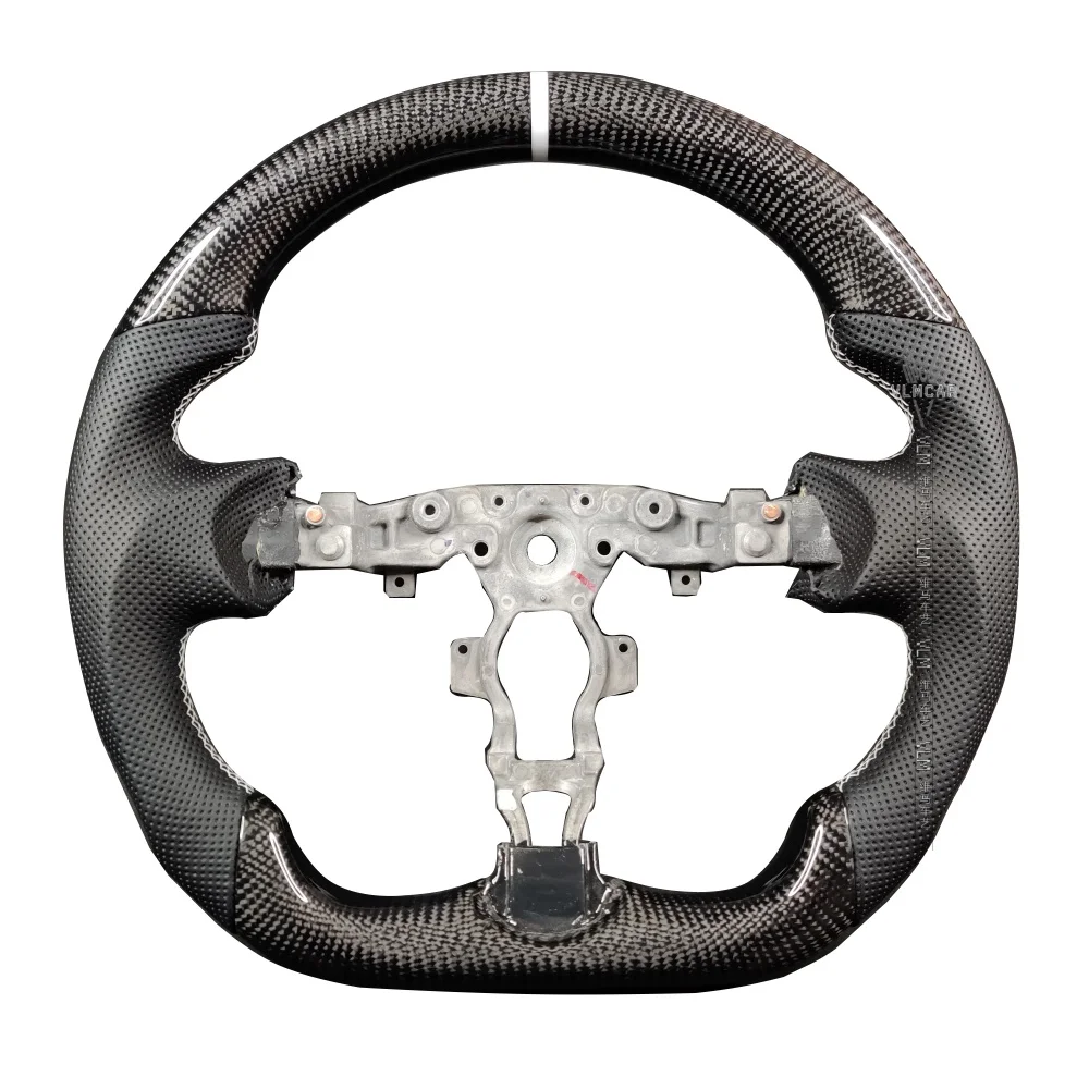 

Рулевое колесо из углеродного волокна для Nissan 370Z 2009-2020, роскошные спортивные гонки, обновленная замена интерьера, прямая посадка