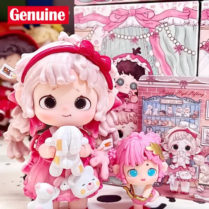 

Genuine Heyone Puff Doll Miaomiao House Blind Box Handmade Roll Yarn Ornament Female Four Generations Birthday Gift