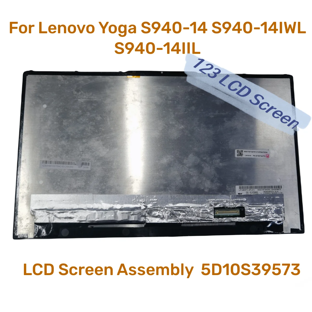 

14" LCD Screen For Lenovo Yoga S940-14 S940-14IWL S940-14IIL LCD Laptop 81Q7 Display Screen Assembly 5D10S39573