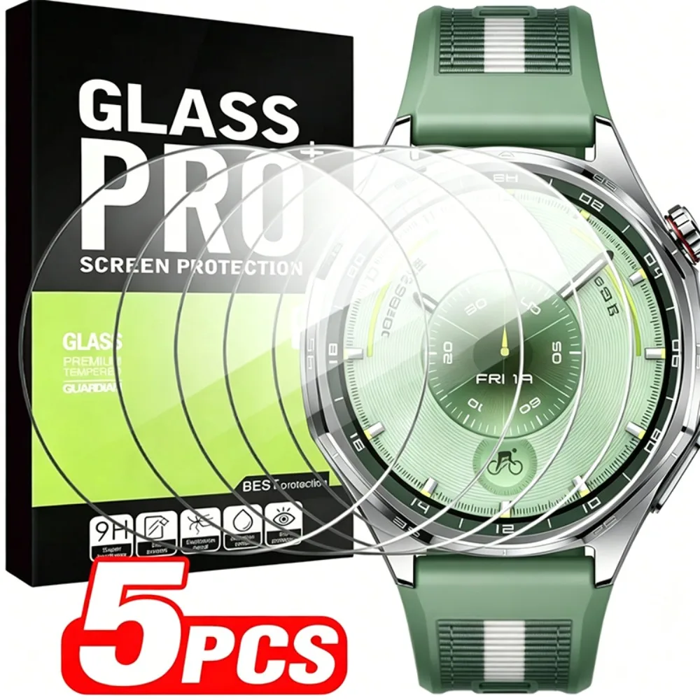 1/5Pcs Hardness Tempered Glass For Huawei Watch GT 4 5 6 Screen Protector 41mm 46mm Case-friendly Protective Film for GT6 GT5
