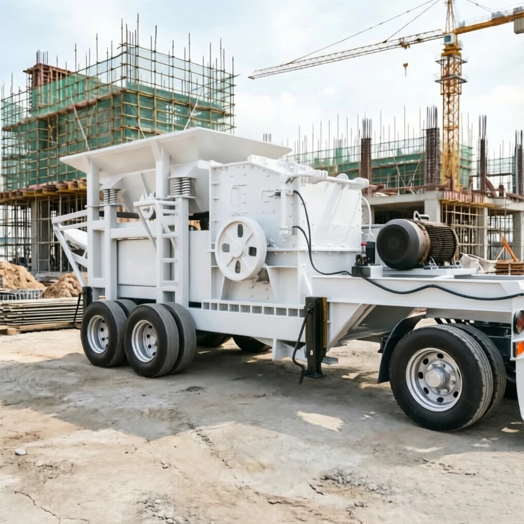 High Quality Mobile Stone Crushing Station Heavy Duty Jaw Crusher Machine for Mining Quarry Construction Aggregate Customized