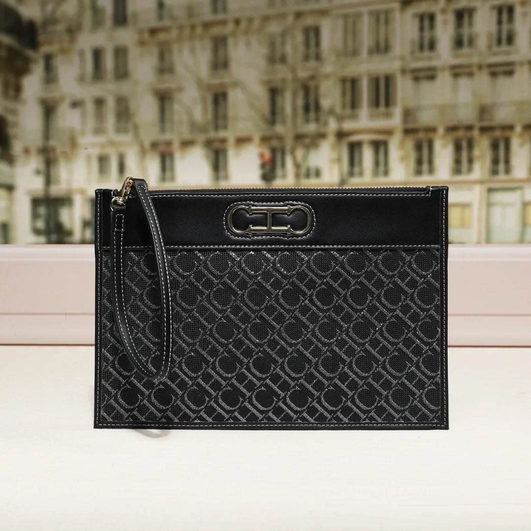 

Элегантная кожаная женская сумка через плечо 2025 года от известного дизайнера, роскошного бренда для женщин в классическом стиле, повседневного использования