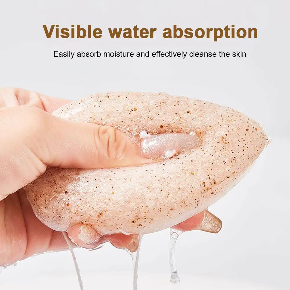 Natural Exfoliating Face Wash Cleansing Puff Flutter Sponge Tool Black Remover Clean Deep To Facial Sponges Headband Cosmet Z5V0