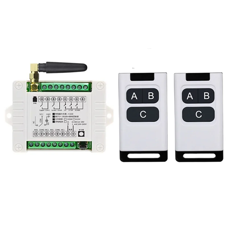 

DC12V 24V 36V 2CH реле многофункциональный модуль приемник EV1527 беспроводной пульт дистанционного управления 433 МГц дистанционный переключатель для двигателя постоянного тока DIY