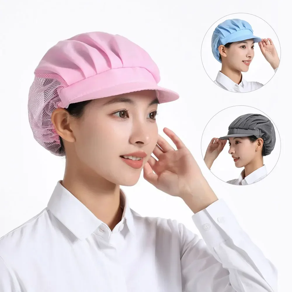 Factory Workshop Breathable work Short eave hat Catering kitchen Chef hat Waiter Hygienic food men men baking Baking cap