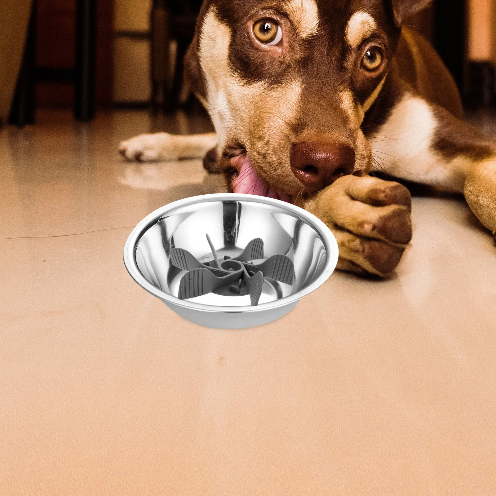 

Slow Feeder Dog Bowls Silicone Inserts for Puppies Soft Gel Household Feeding Pet Supplies Slow Eating Bowl Accessories Cat Dog