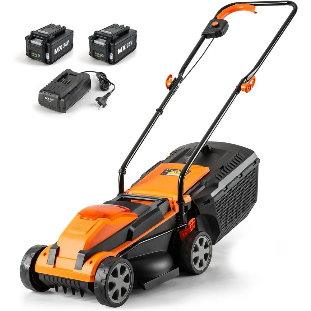 

Cordless 13-Inch Lawn Mower 24V Max With 2X4.0Ah Battery and a Charger Freight Free Brushcutter Gasoline Brusher Grass Trimmer