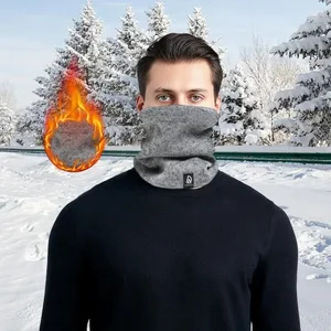 Winter neck polain scarf for men and women, elegant tie-dye and wool lining for skiing and outdoor walks 10 Main Sales Women's Winter Cachecol - №6