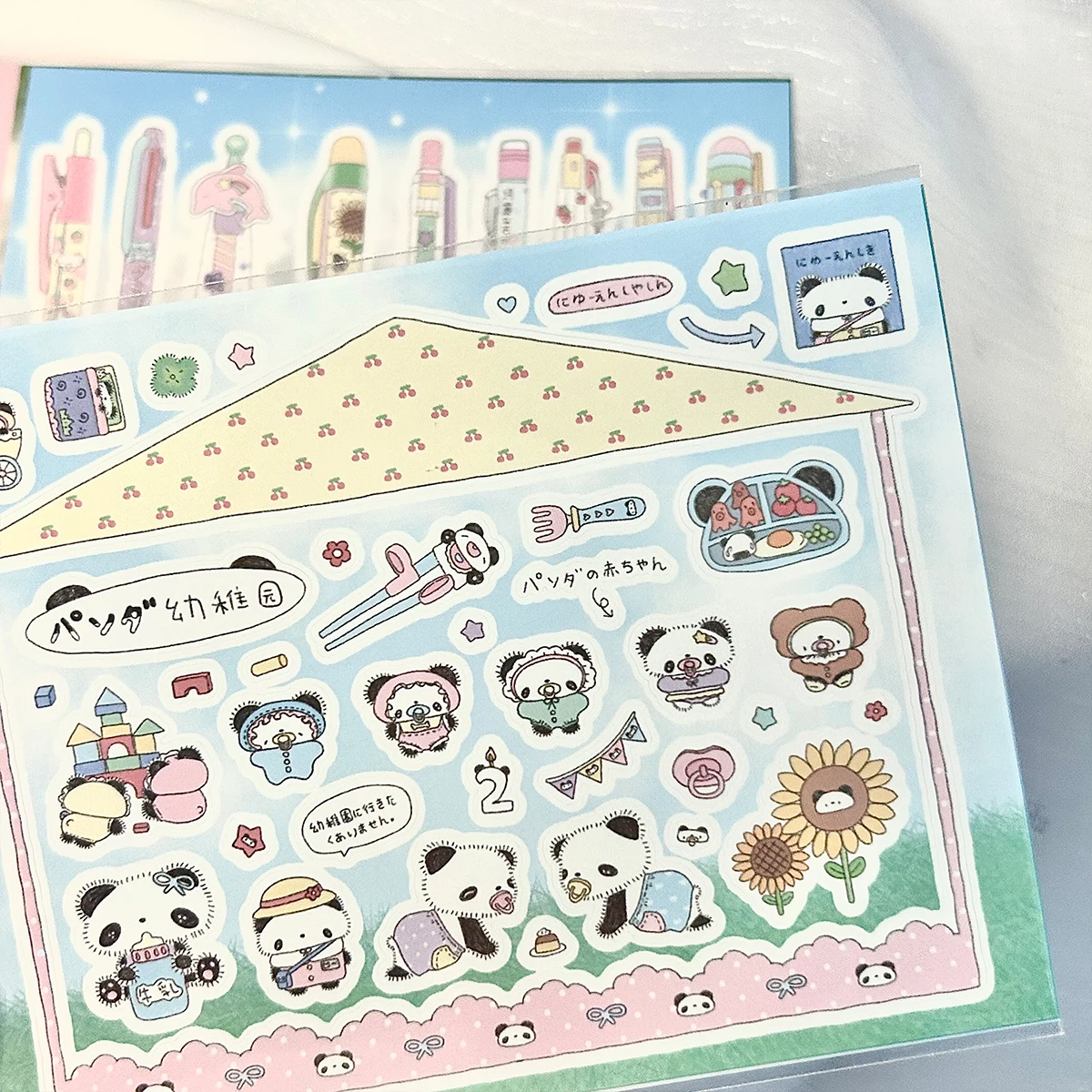 Imagem -02 - Kawaii Scrapbook Papelaria Adesivo Material Decorativo Decalque Bonito Planejador de Diário Telefone Faça Você Mesmo Laptop