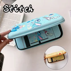 Sac de rangement de dessin animé Disney Stitch pour Nintendo Switch, étui de protection anti-chute OLED, console NS OLED, accessoires de jeu, cadeau