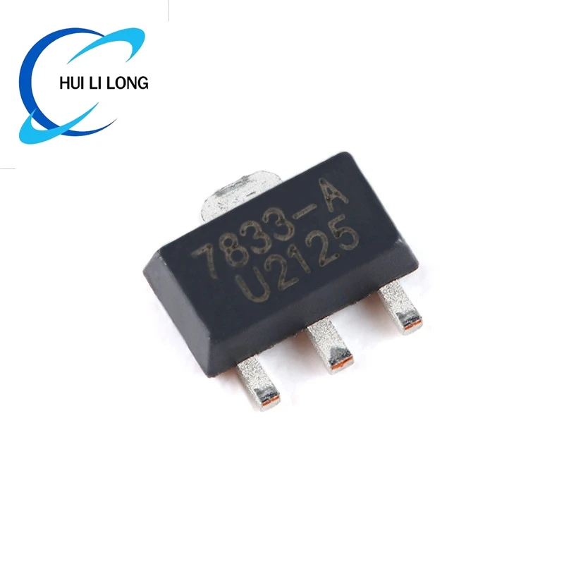 20 piezas/10 Uds HT7833 HT7833-A salida SOT-89 3,3 V/450mA regulador lineal de baja caída LDO Chip IC circuito integrado