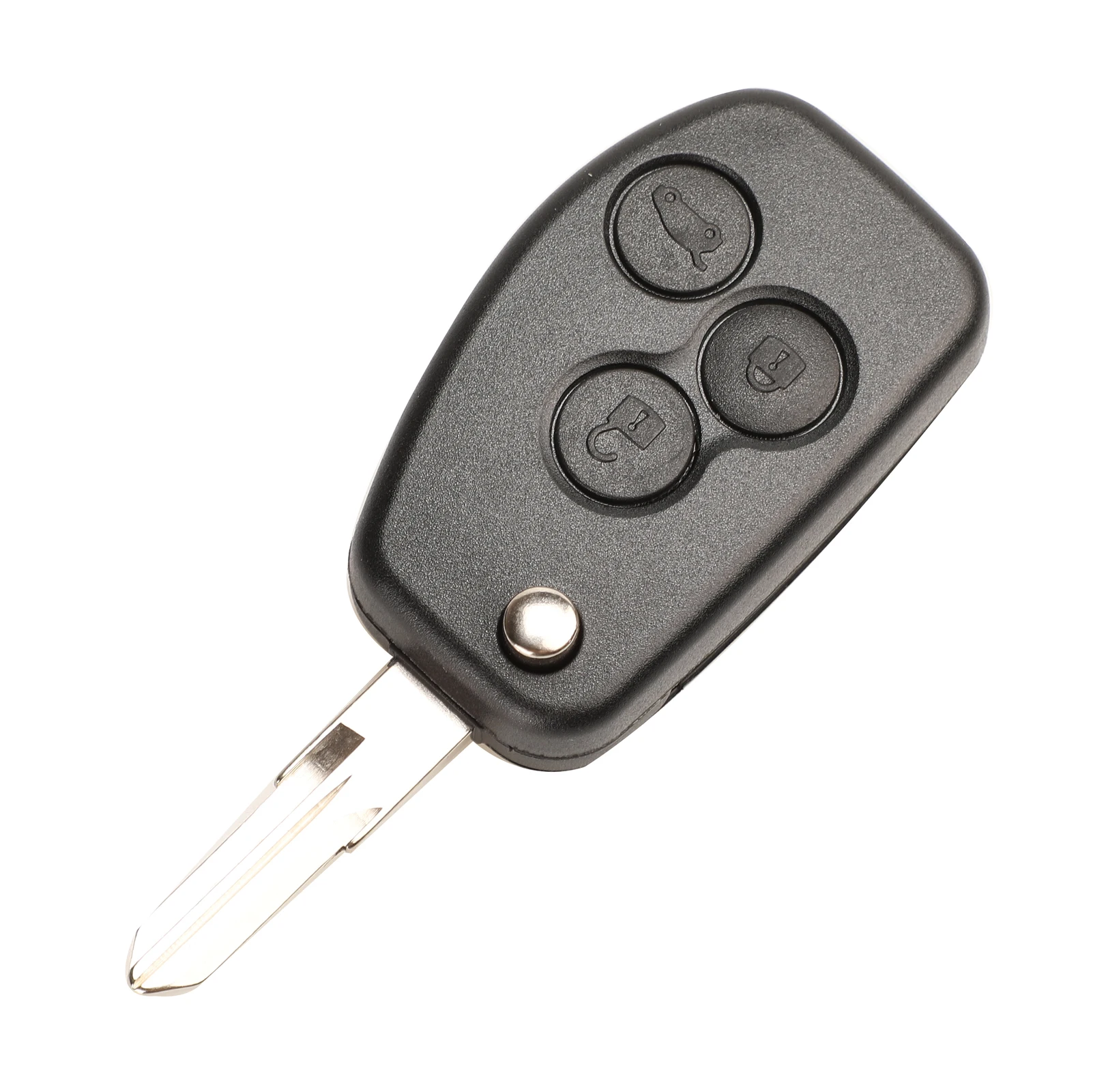 jingyuqin 206 VAC102 Modified Flip Car Key Shell Case 2/3 Buttons for Renault Duster Logan Fluence Clio Kangoo Sandero