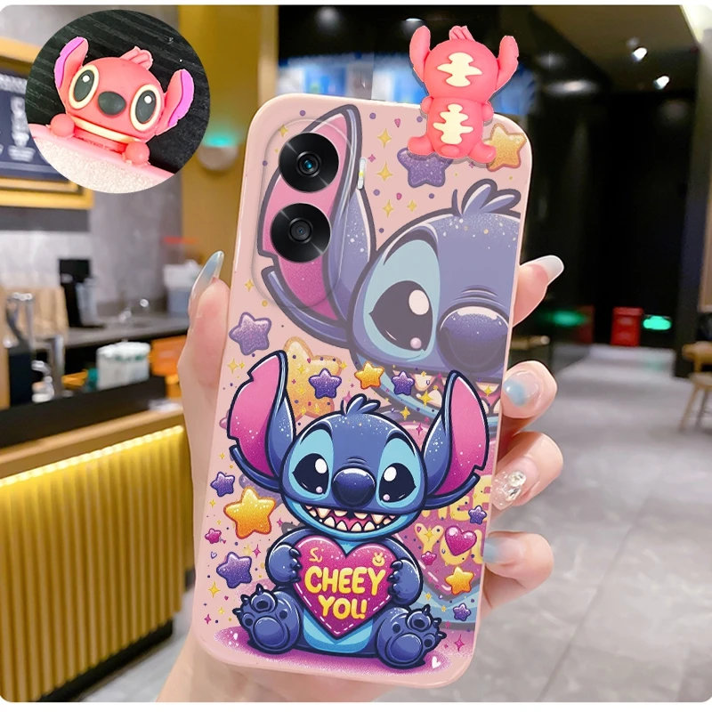 Stitch Doll Phone Case For Samsung Galaxy S23 S22 Ultra S21 S20 Plus S10 FE A53 A32 A52 A33 Note 20 Ultra 10 Lite Soft Cover