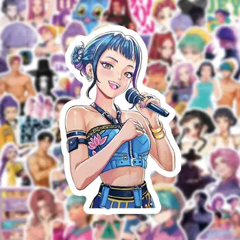 50 ks animace KPop lovci démonů vodotěsné kreslené komedie komiksy samolepky dekorace DIY notebook mobilní vodní kelímek dětské hračky 8 nejlepší prodej nálepka s bleskem pro mobilní zařízení - №4