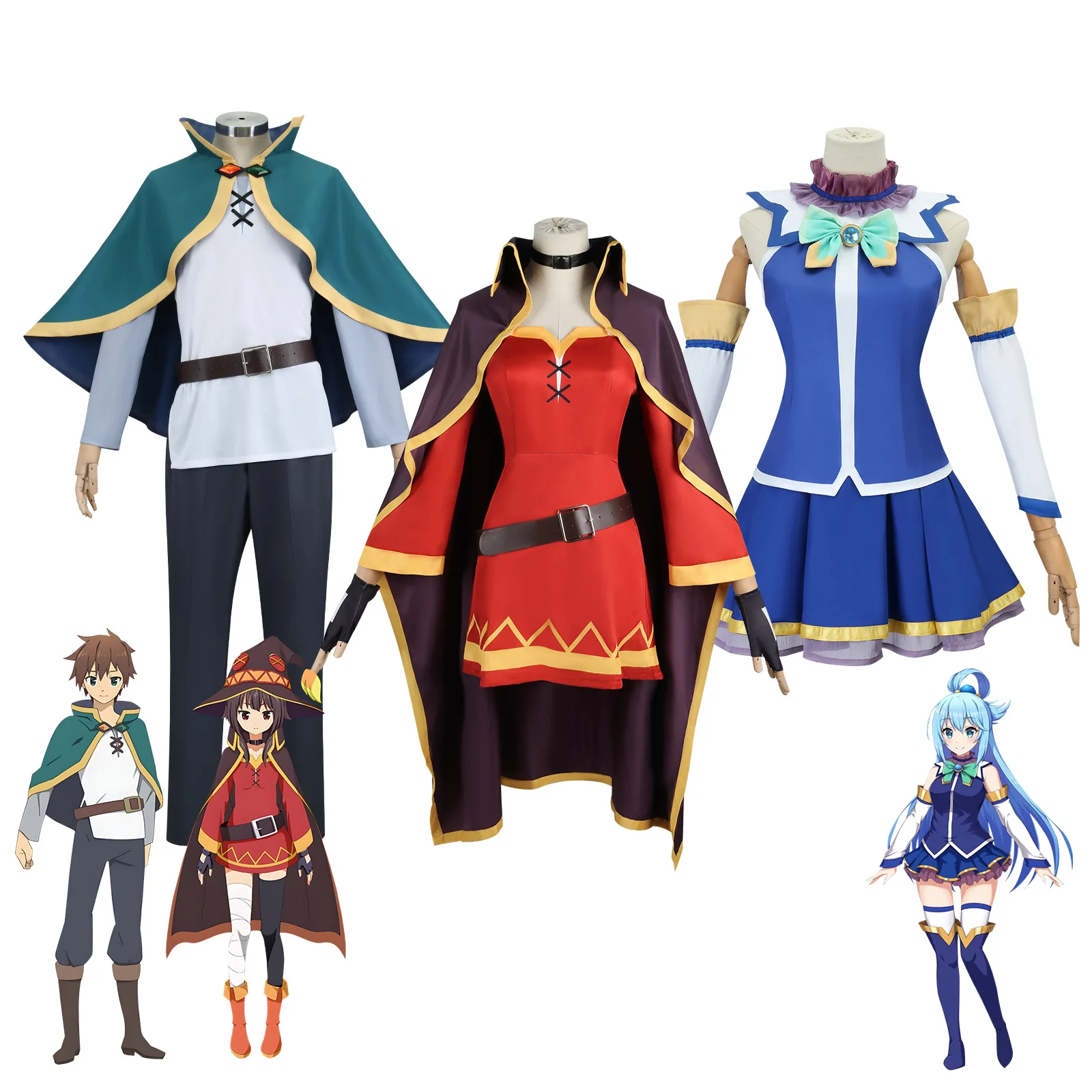 anime-konosuba-benediction-de-dieu-sur-ce-monde-merveilleux-aqua-megumin-et-satou-kazuma-cosplay-costumes-halloween-cos-costumes