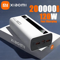Xiaomi 120W 200000mAh High Capacity Power Bank Super Fast Charging Power Bank Portable Battery Charger For iPhone Samsung Huawei